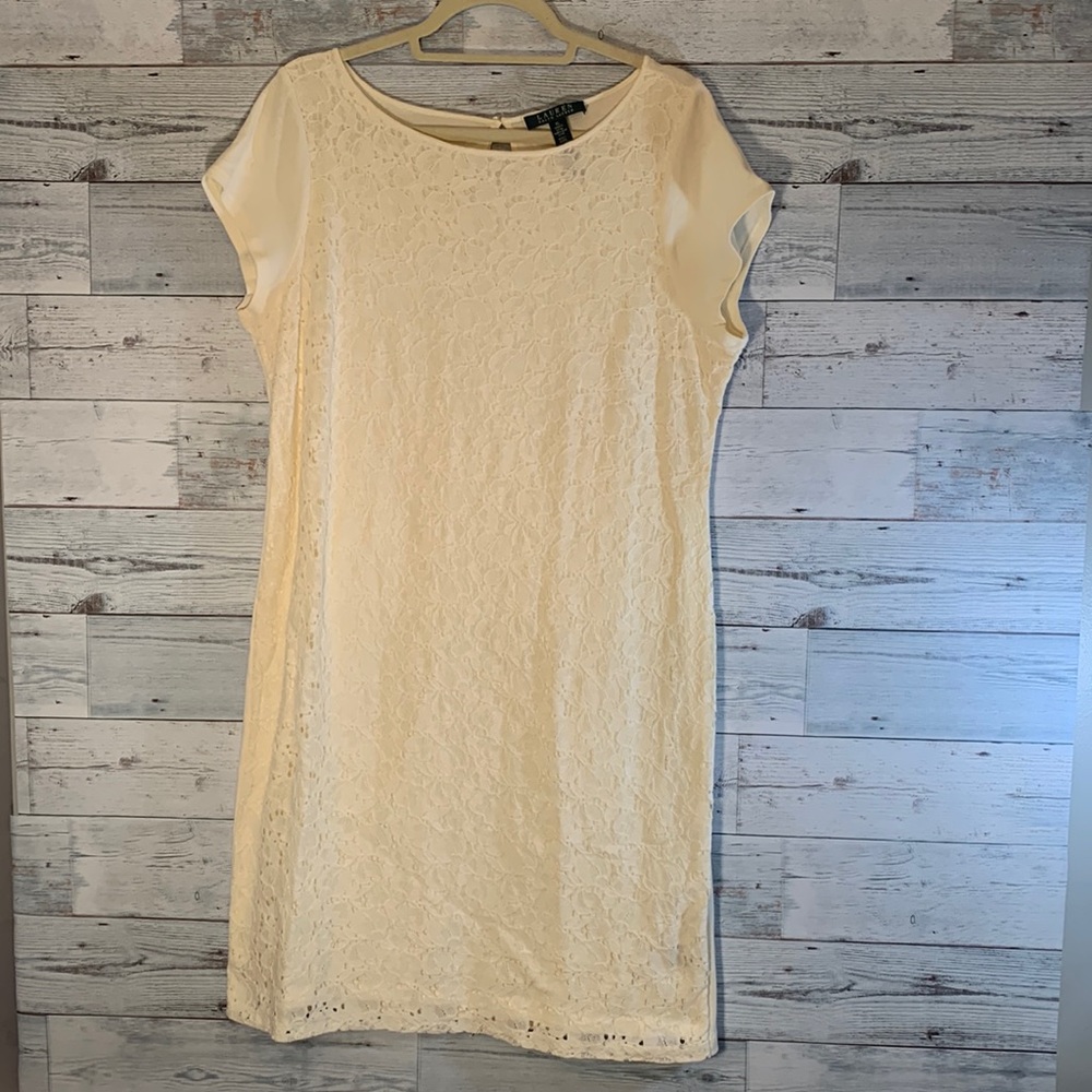 Lauren Ralph Lauren Lace Overlay Dress